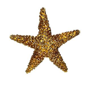 Vintage GENO Gold Tone Brooch Pin UNIQUE Beautifully Made